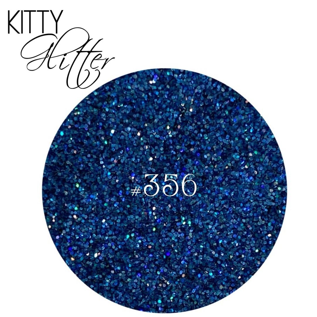 Phat Kat Kitty Glitter Indigo #356 5G loose nail glitter color swatch