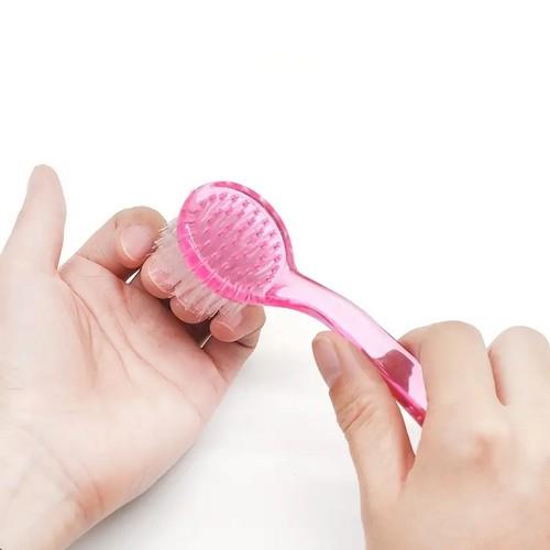 Nove Nail Scrub Brush (With Cap) 1pc Clear nail scrub brush product view 4