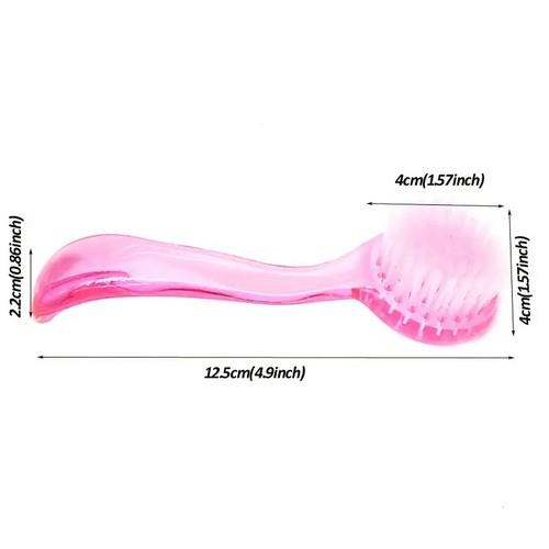 Nove Nail Scrub Brush (With Cap) 1pk Blue nail scrub brush product view 5