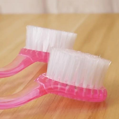 Nove Nail Scrub Brush (With Cap) 1pc Pink nail scrub brush product view 6