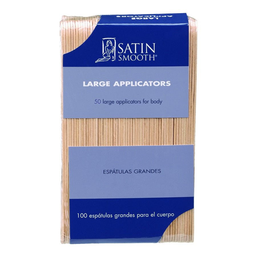 Satin Smooth Large Applicators 100 count retail box front