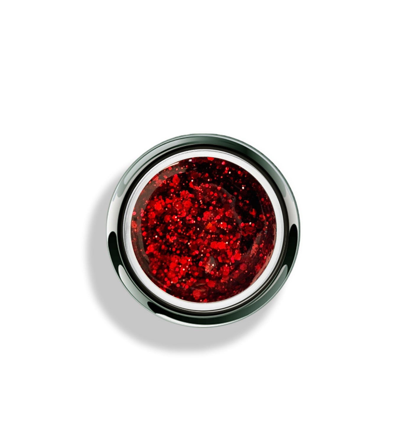 Akzentz Gel-Play Scarlet Fantasy professional nail art gel in open jar