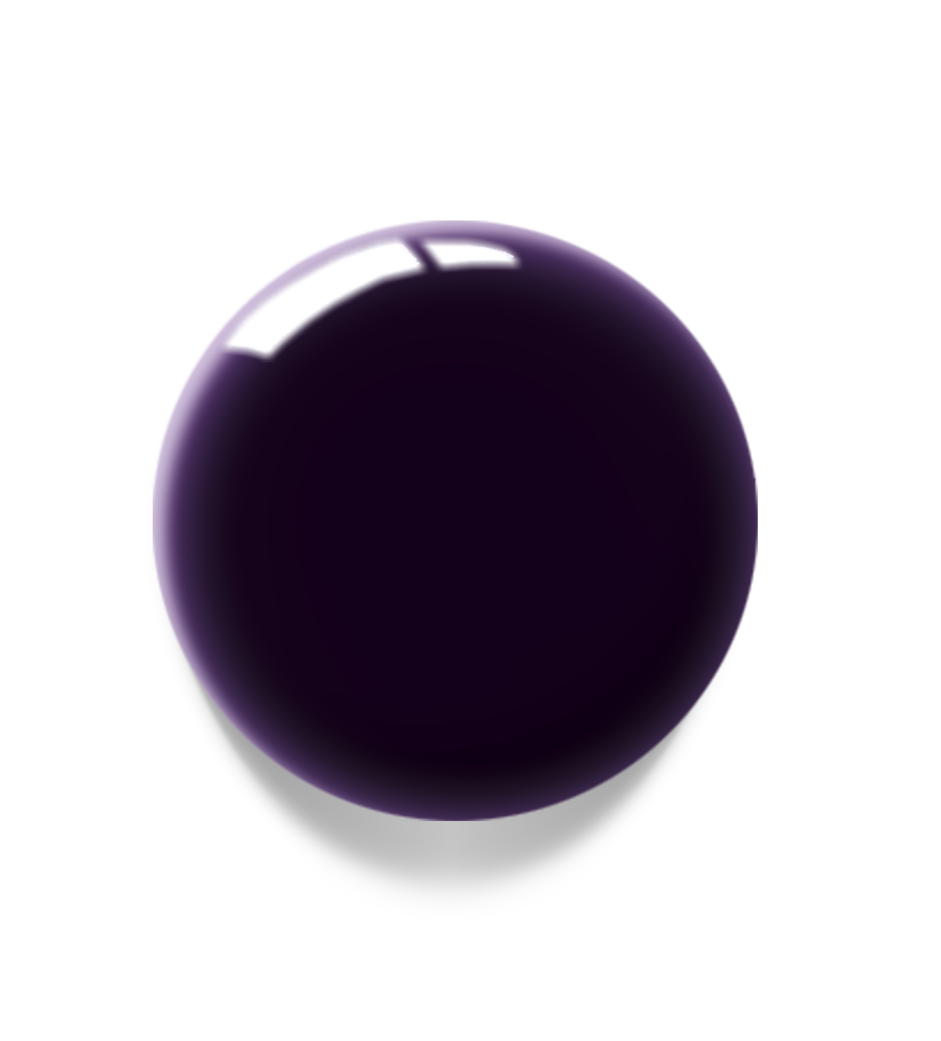 Akzentz Luxio Abyss deep purple gel color swatch