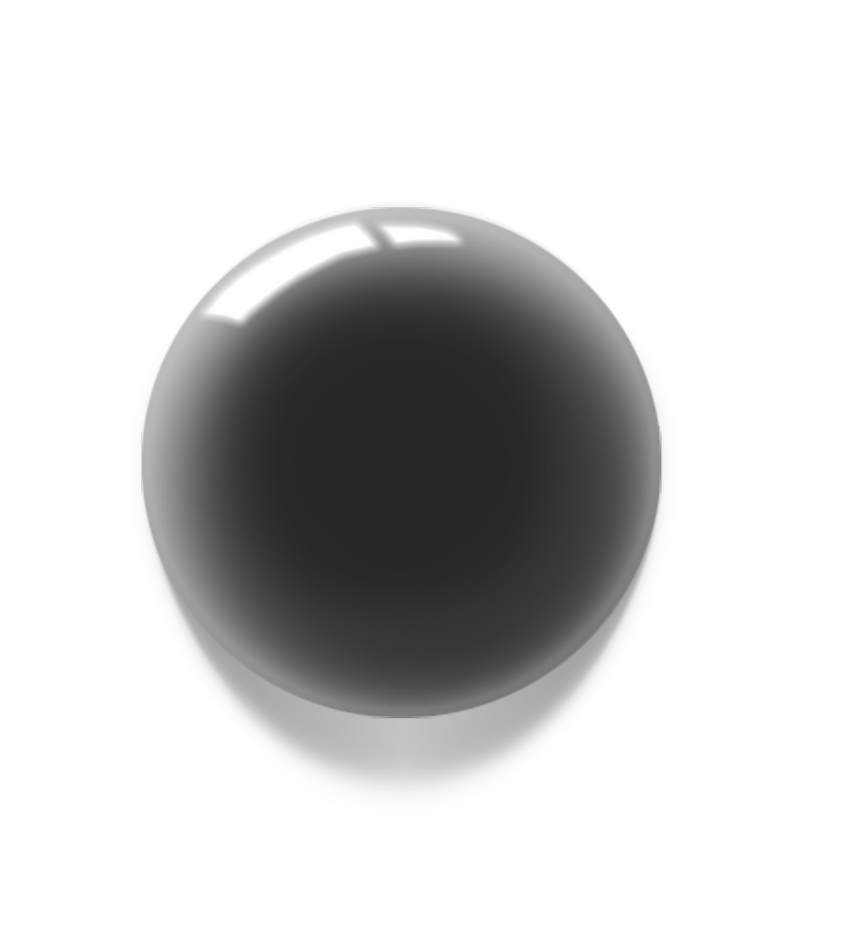 Akzentz Luxio Jelli Black gel color swatch