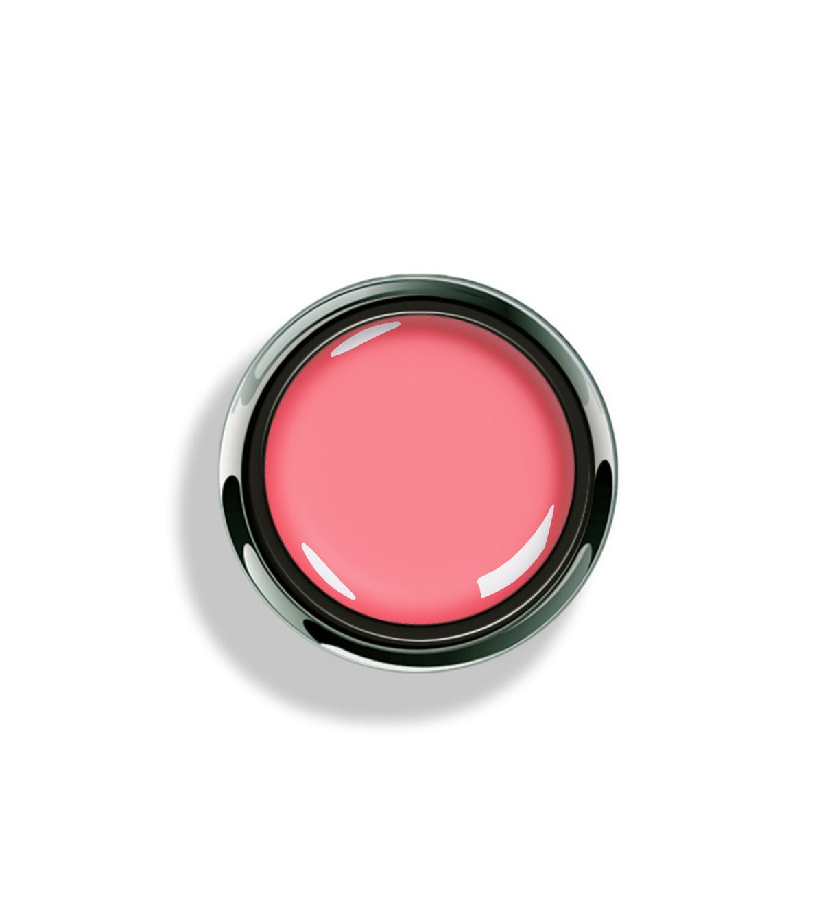 Akzentz Options Coral Pink gel in open jar