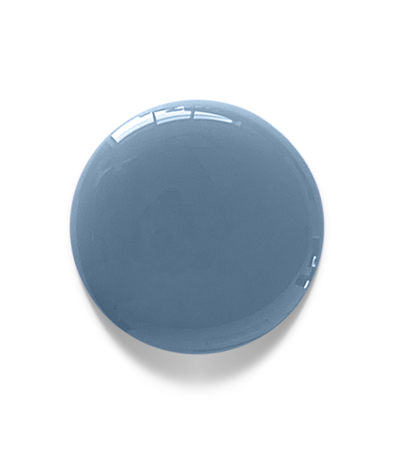 Fuji Mist grey-blue syrup gel color swatch