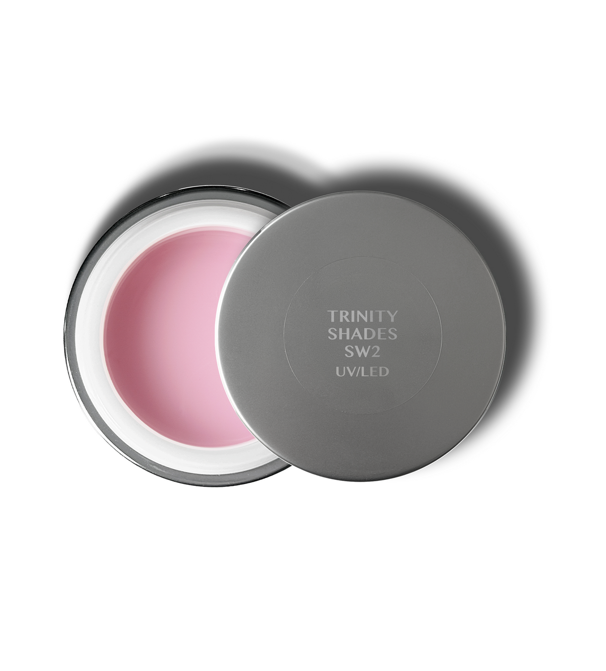Trinity Shades SW2 open gel jar with matching labeled lid