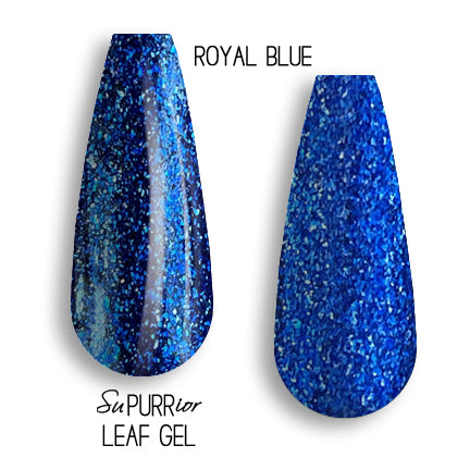 Phat Kat Leaf Gel Royal Blue 10ml leaf gel polish color swatches
