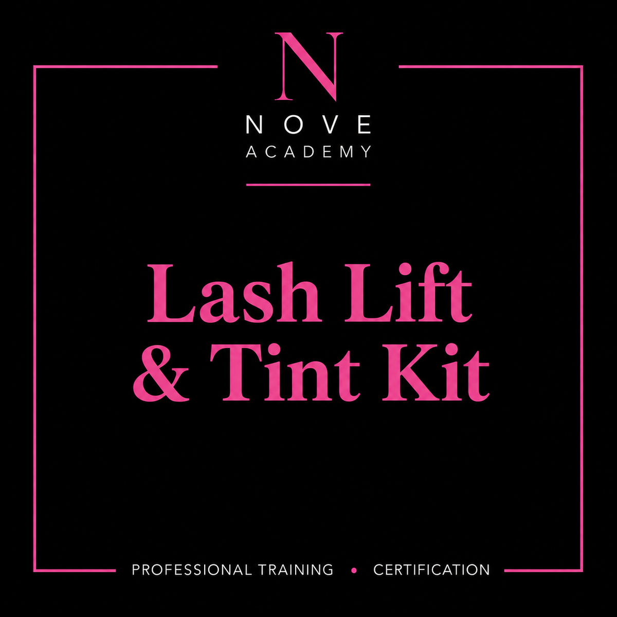 Lash Lift & Tint Kit professional training kit contents