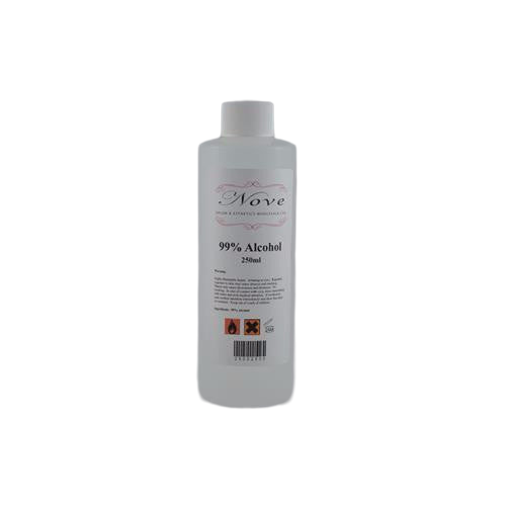 Nove 99% Alcohol 250ml 99 percent alcohol bottle