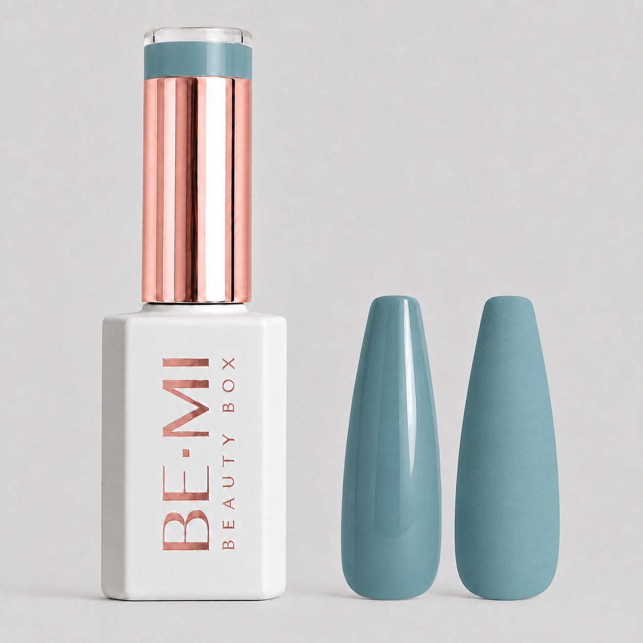 BEMI Beauty Box Creami Wanderlust P04 15ml gel polish bottle and colour swatches