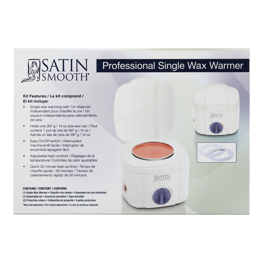 Satin Smooth Single Wax Warmer retail packaging front
