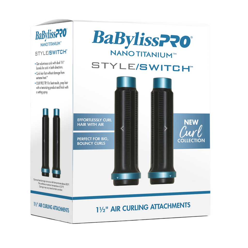 Babyliss Pro Nano Titanium Style Switch Air Curl Attachments