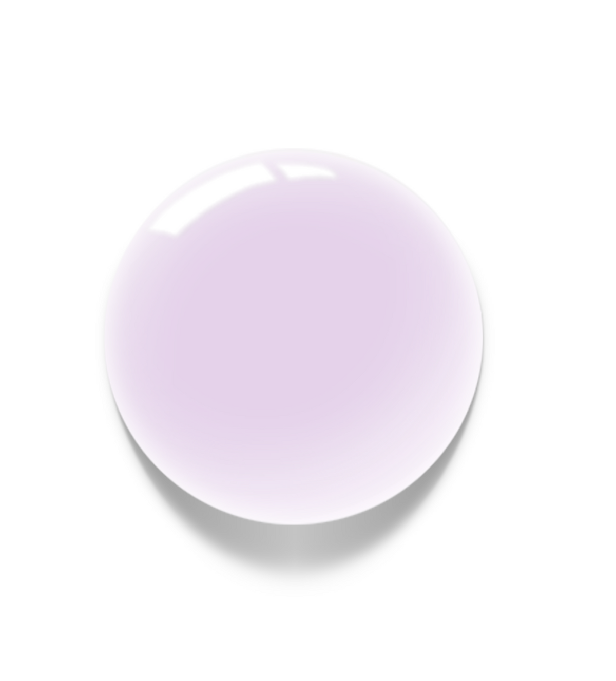 Akzentz Luxio Breeze large round gel color swatch