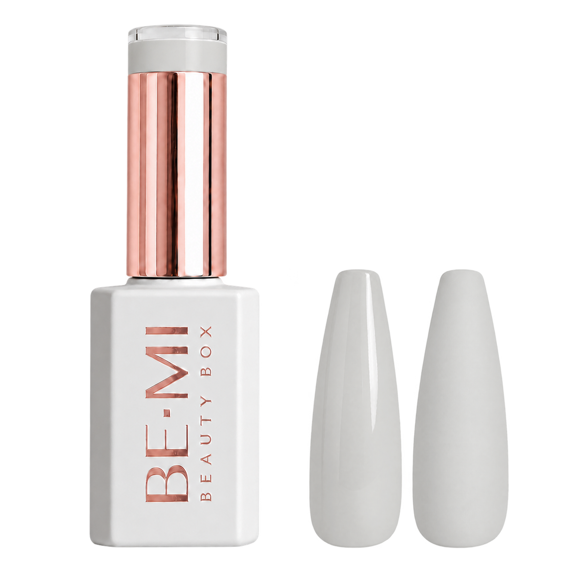 BEMI Creami Cashmere F03 pale stone greige gel polish bottle.
