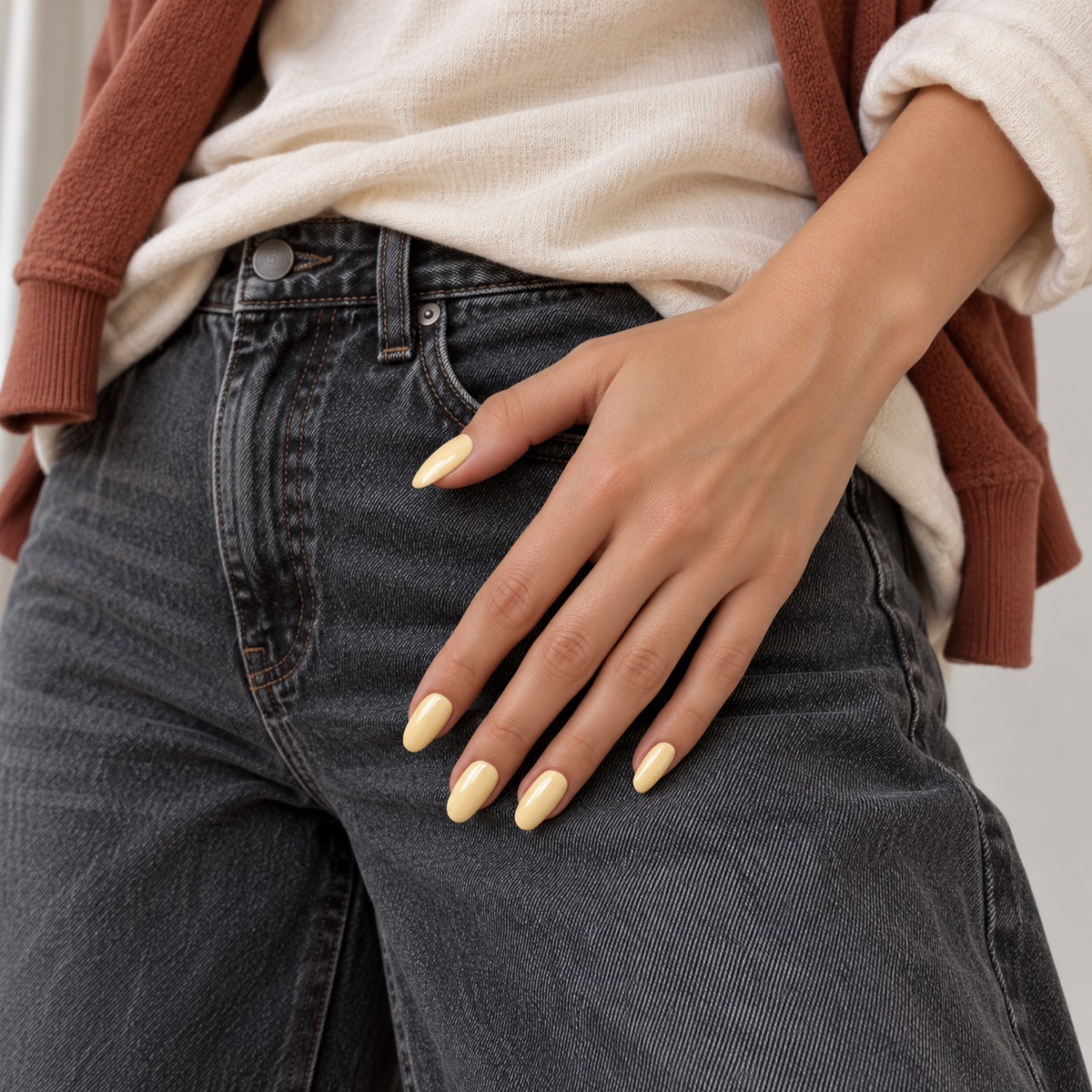 BEMI Creami Whip Happens SS02 nails in a Wear it photo.