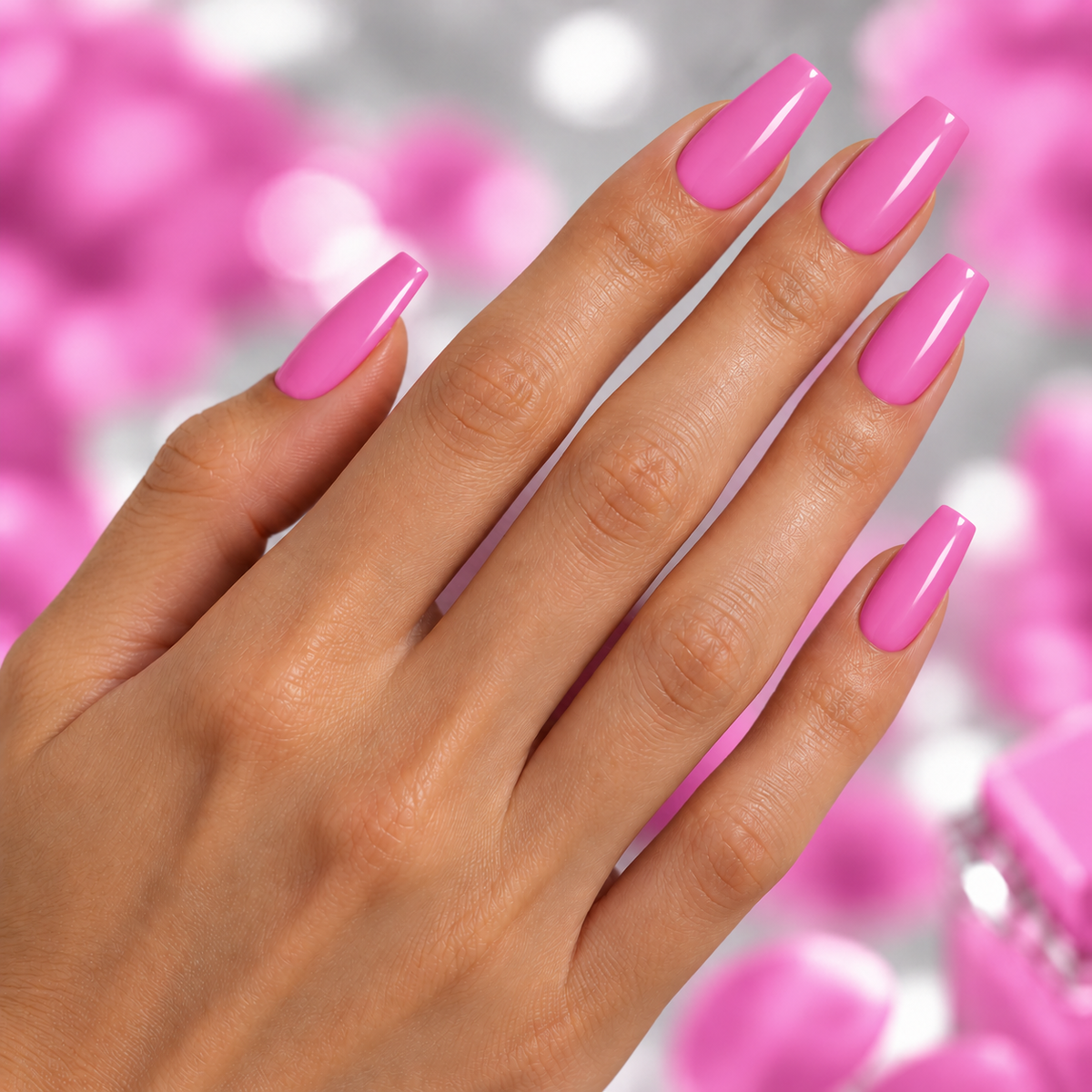 BEMI Creami Wisk Taker SS04 nails in a color photo.