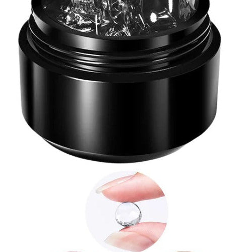 Coconoir Beauty 3D Clear Molding Gel 15ml nail polish bottle and colour swatch
