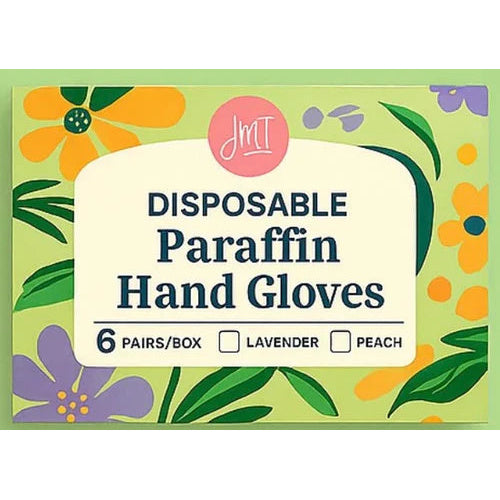 JMT Paraffin Gloves Peach 6pk disposable paraffin gloves package