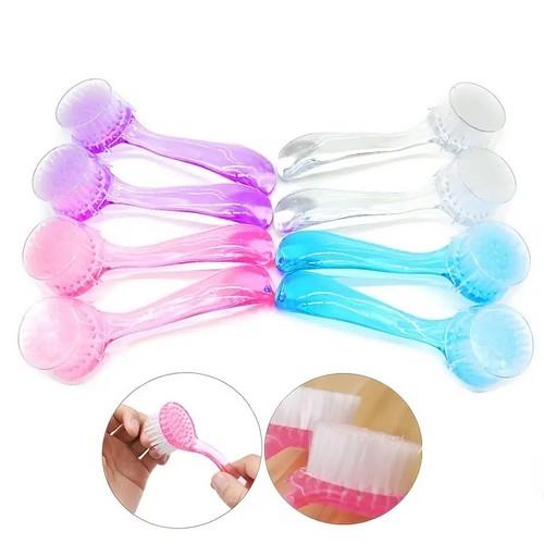 Nove Nail Scrub Brush (With Cap) 1pc Pink nail scrub brush product view 2