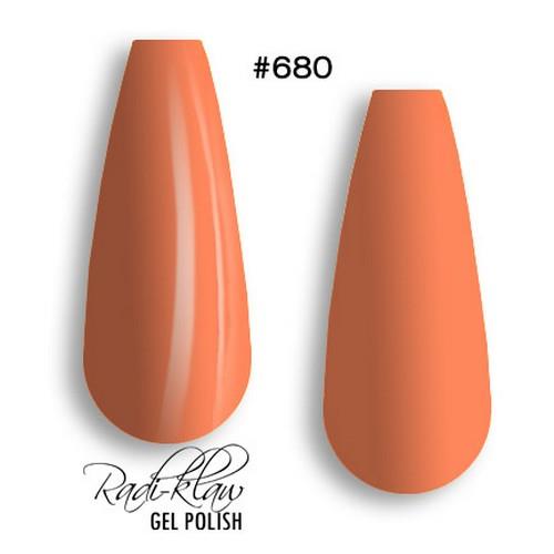 Phat Kat Gel Polish Pumpkin Orange #680 10ml gel polish color swatches