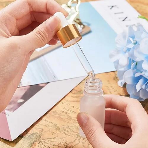 Nove Frosted Glass Dropper Bottle 10ml empty cosmetic bottle