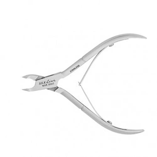 Silkline Stainless Steel Cuticle Nipper Quarter Jaw 4" stainless steel nipper