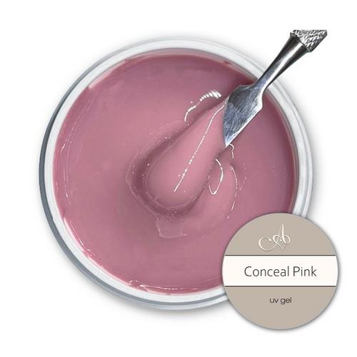 Amore Ultima Conceal Pink Gel 15ml professional gel nail product jar