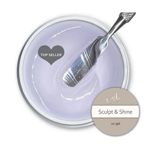 Amore Ultima Sculpt & Shine 15ml professional gel nail product jar