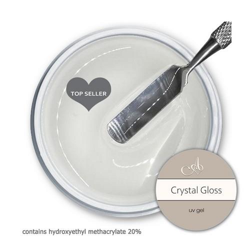 Amore Ultima Crystal Gloss 8ml gel top product bottle or jar