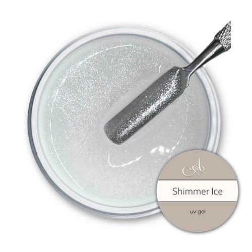 Amore Ultima Shimmer Ice 8ml professional gel nail product jar