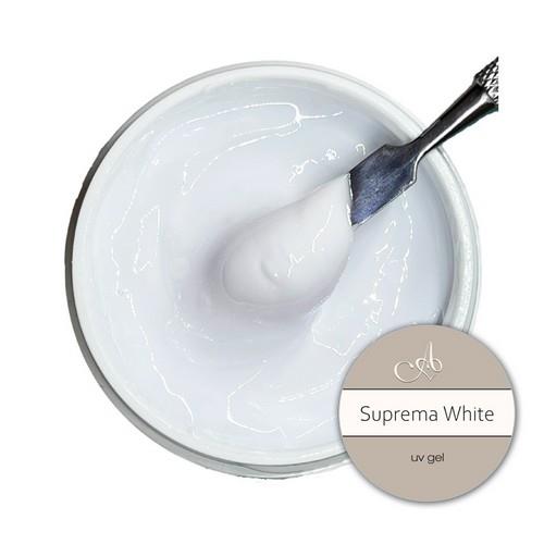 Amore Ultima Suprema White 30ml professional gel nail product jar