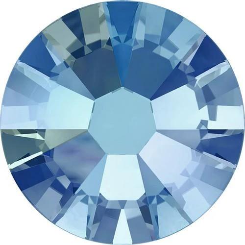 Nove Swarovski Crystals Light Sapphire Shimmer SS12 Swarovski nail crystals