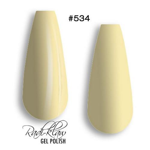 Phat Kat Gel Polish Cream Yellow #534 10ml gel polish color swatches