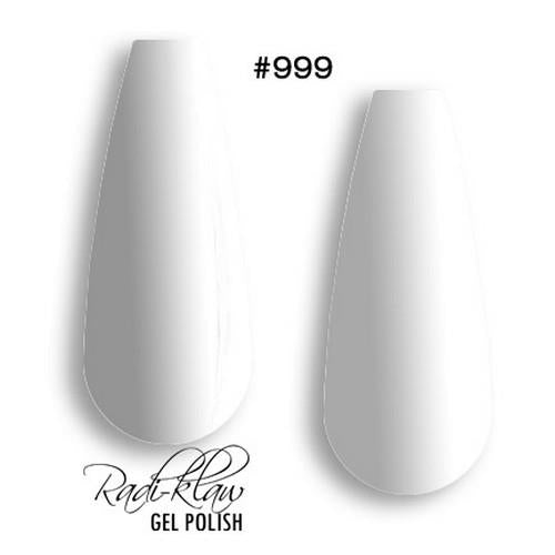 Phat Kat Gel Polish White #999 10ml gel polish color swatches