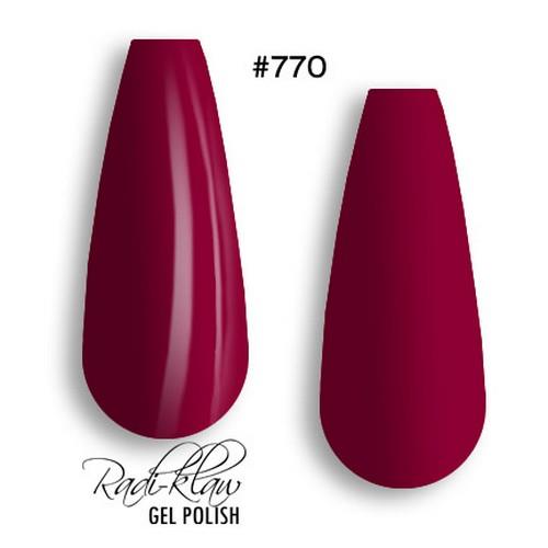 Phat Kat Gel Polish Dark Red #770 10ml gel polish color swatches