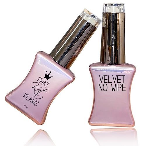 Phat Kat Velvet Matte (No Wipe) Top Coat 10ml gel top coat bottle