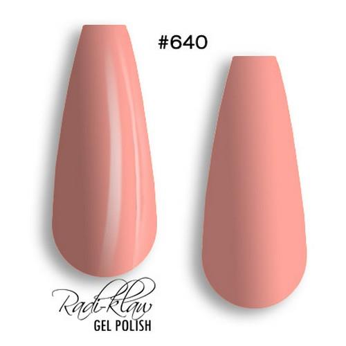 Phat Kat Gel Polish Neon Peach #640 10ml gel polish color swatches
