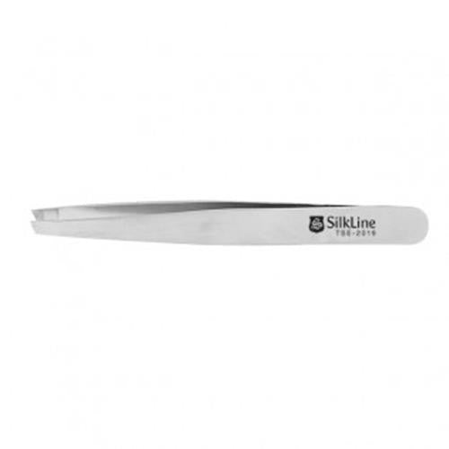 Silkline Stainless Steel Tweezers Slanted Tip tweezers