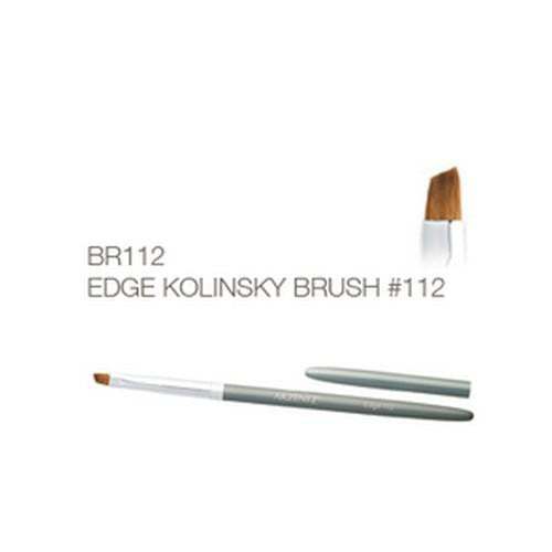 Akzentz Premium Edge Kolinsky Brush #112 with angled bristle tip