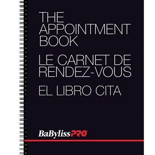 BaByliss PRO Appointment Book 4 Column salon appointment book cover