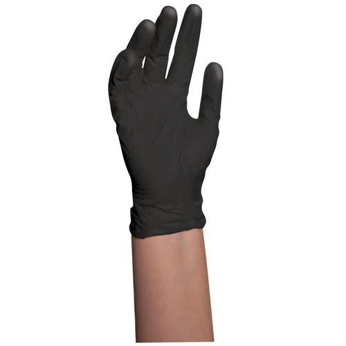 BaByliss PRO Disposable Black Vinyl Gloves Small disposable glove box
