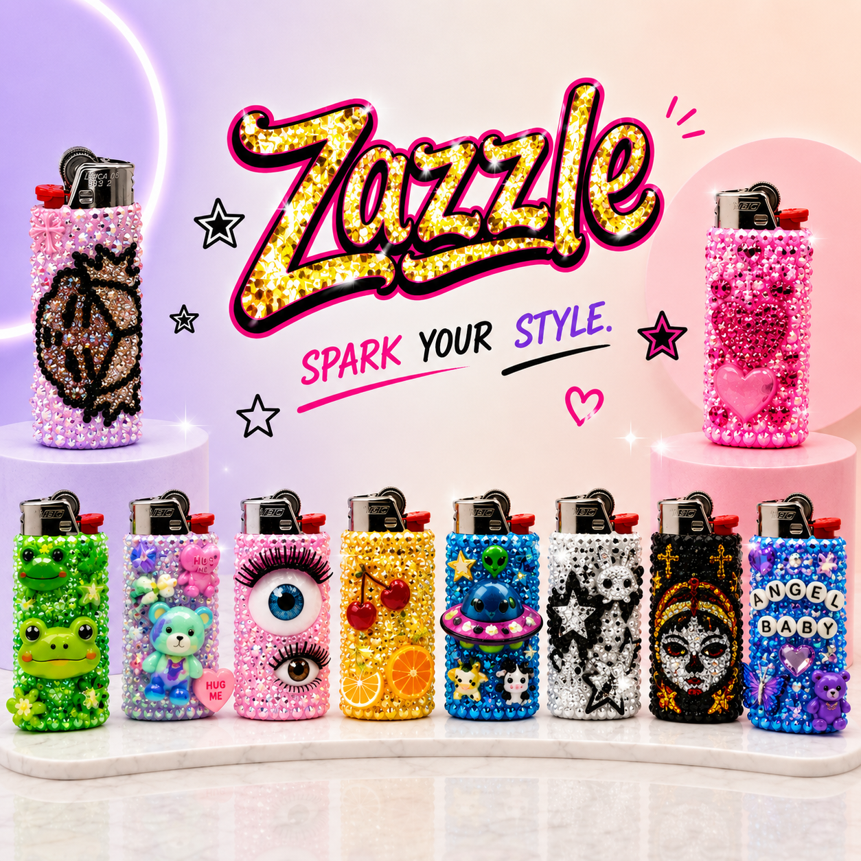 Zazzle Custom Lighters