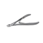 Full view of the Staleks Pro Smart 10 stainless steel cuticle nipper on a white background.
