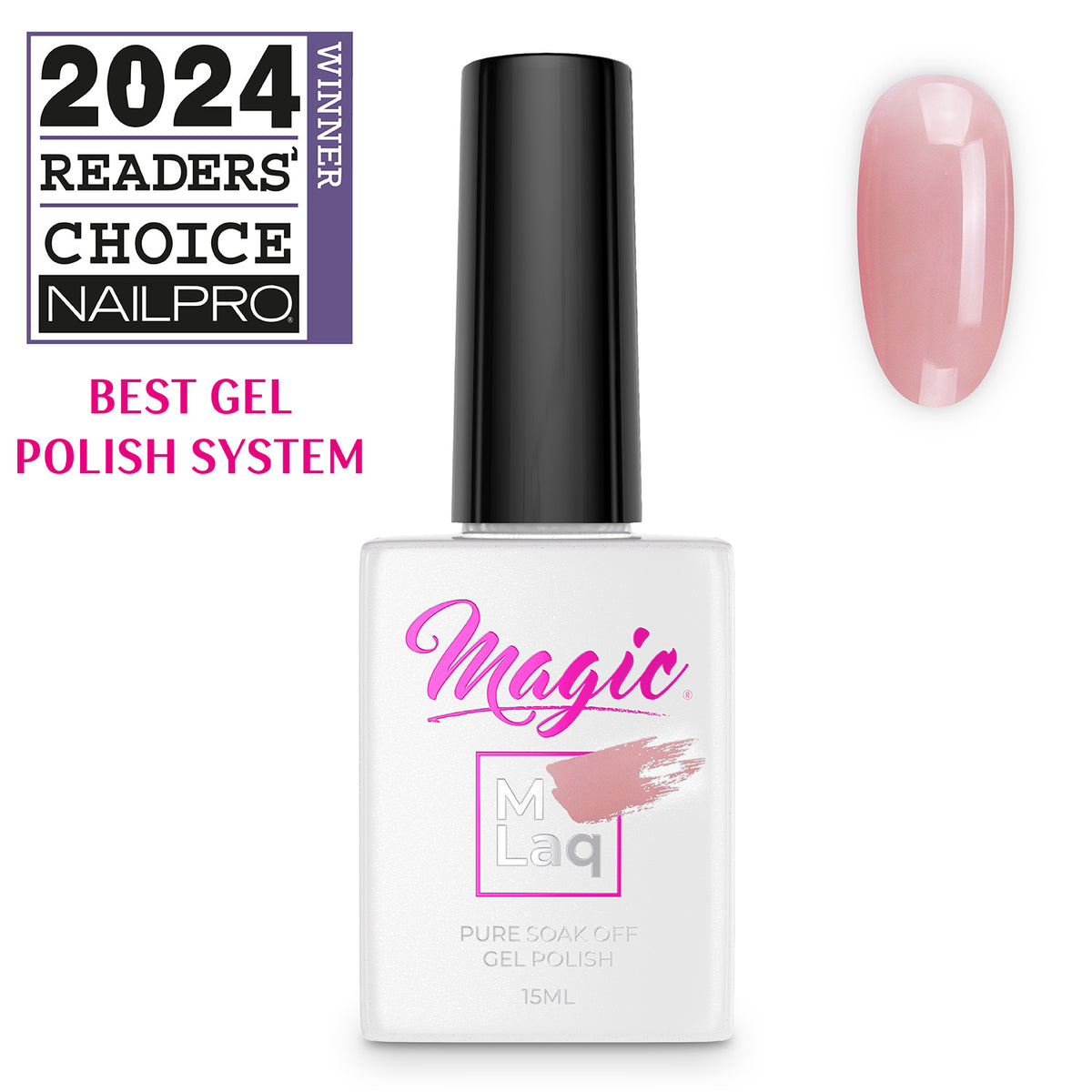 Magic MLaq MLaq Jelly Cover gel polish, 15 ml