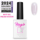 Magic MLaq MLaq Jelly Pink White gel polish, 15 ml