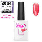 Magic MLaq MLaq Jelly Fire Red gel polish, 15 ml