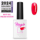 Magic MLaq MLaq Jelly Red gel polish, 15 ml