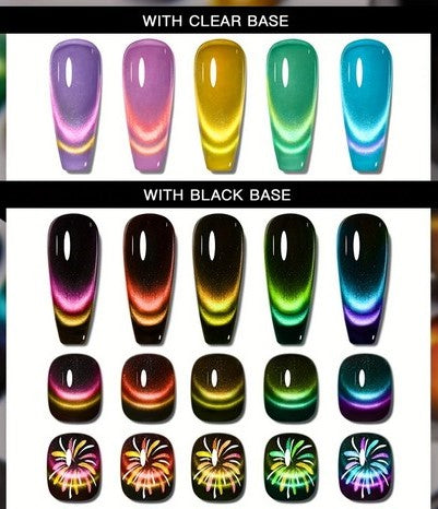 Coconoir Beauty Cat Eye Yellow cat eye gel colour chart