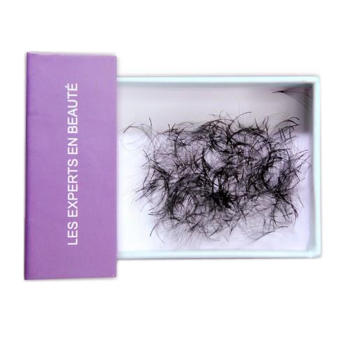 Roselisa C-Curl Loose Promade 10D 12mm Lash Extensions loose fan lash tray close up
